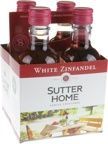 Sutter Home White Zinfandel 4 Pk