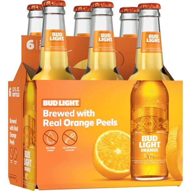 Bud Light Orange 12oz 6pk Bottles