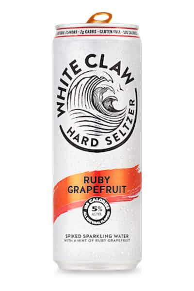 White Claw Hard Seltzer, Spiked, Ruby Grapefruit - 6 cans, 12 fl oz