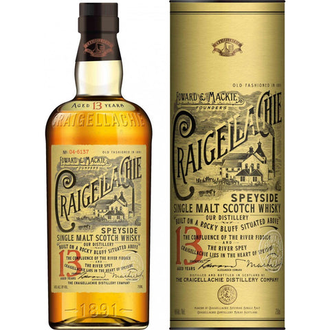 Craigllachie 13 Yr Single Malt Scotch Whiskey