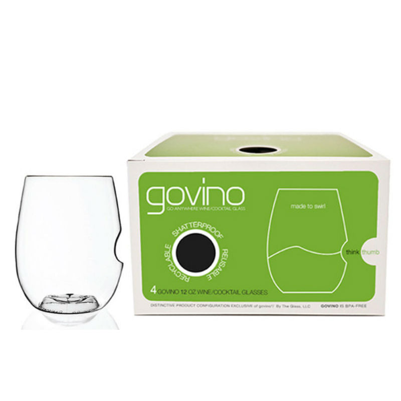 Govino 12oz Wine Glasses - 4pack