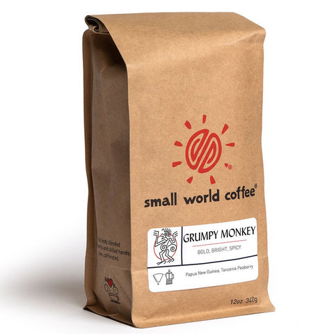Small World WB Coffee: Grumpy Monkey