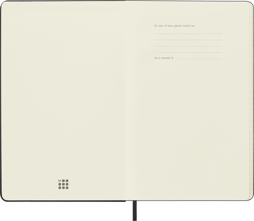 Moleskine Notebook: Black Large Hard Cover – White Horse Wine and Spirits