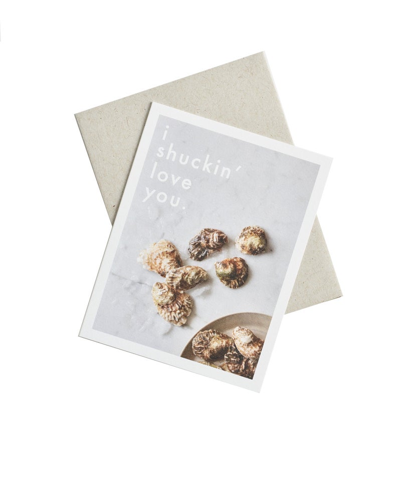 Knot & Bow " Oyster" Love Card