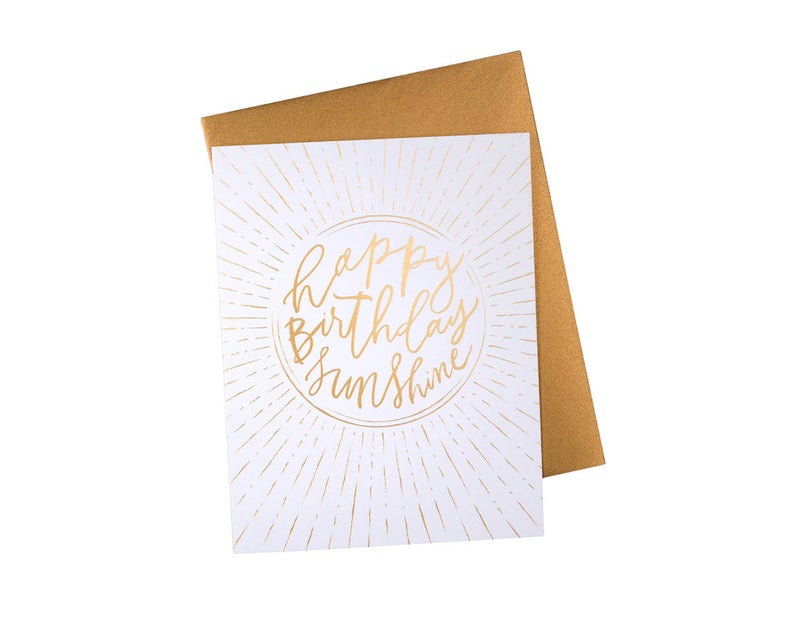 Knot & Bow " Happy Birthday Sunshine" Card