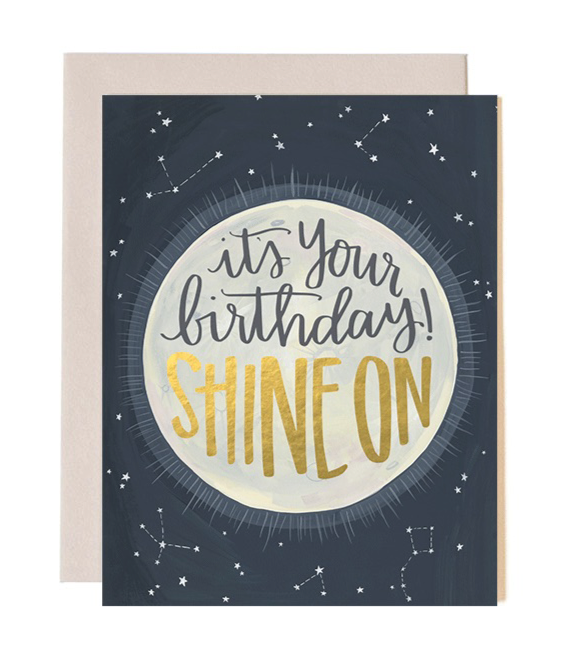 1Canoe2: Shine On Birthday Card