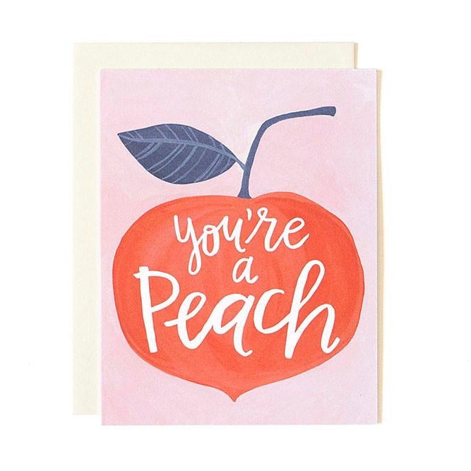 1Canoe2: You're a Peach Greeting Card