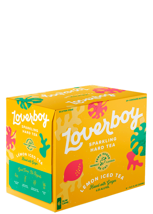 Lovery Tea LoverBoy Lemon Tea 6pk Can – White Horse Wine and Spirits