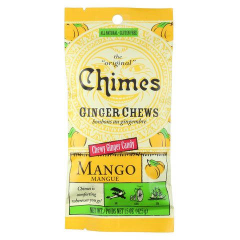 Chimes Ginger Chews: Mango Pouch