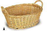 Custom Gift Basket - Oval Willow Bowl, 14"