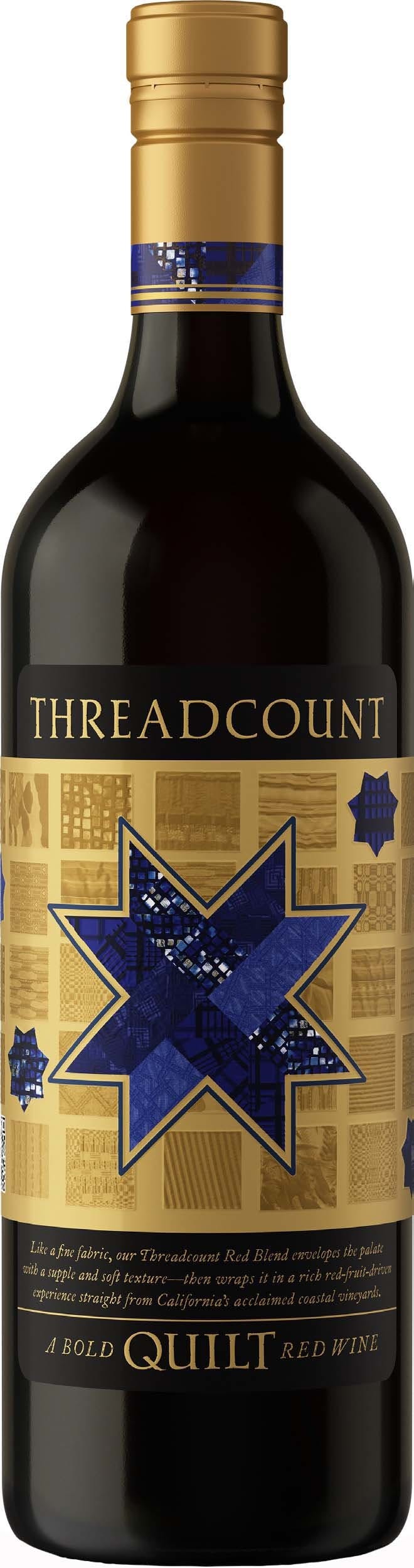 Quilt Thread Count Red Blend