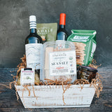 Red Wine Classic Gold Gift Basket