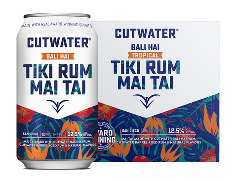 Cutwater Rum Mai Tai Cocktail - 4pk Cans