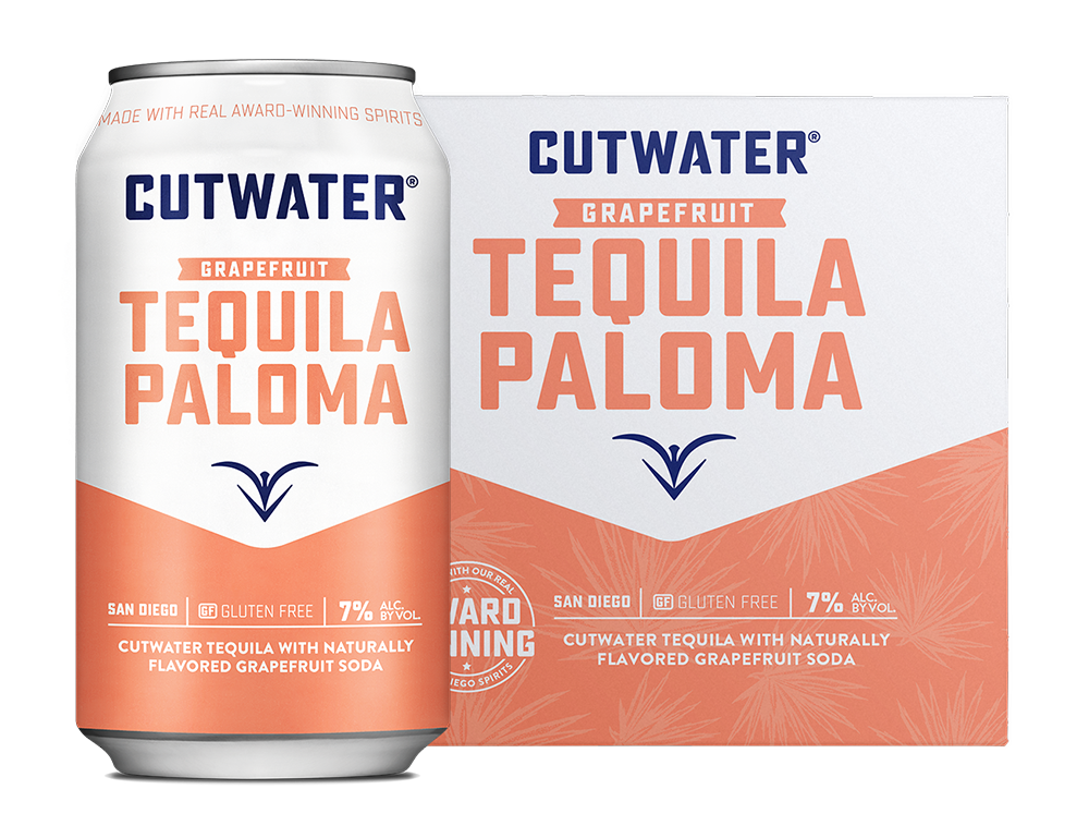Cutwater Tequila Paloma Cocktail - 4pk Cans