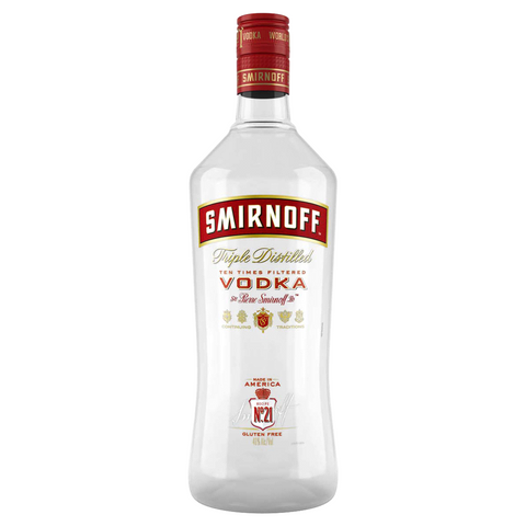 Smirnoff Vodka 80 Proof Plastic