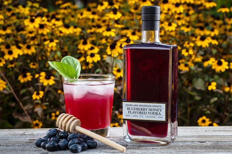 Sourland Mountain Blueberry Honey Vodka 375mL