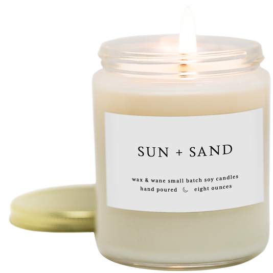Wax and Wane Candle: Sun + Sand